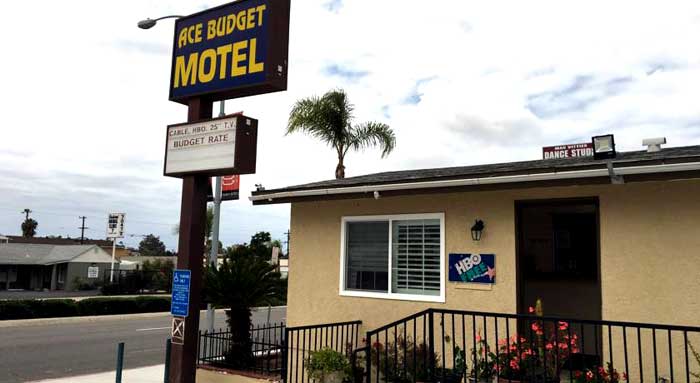 Ace Budget Motel La Mesa San Diego California Ca Hotels