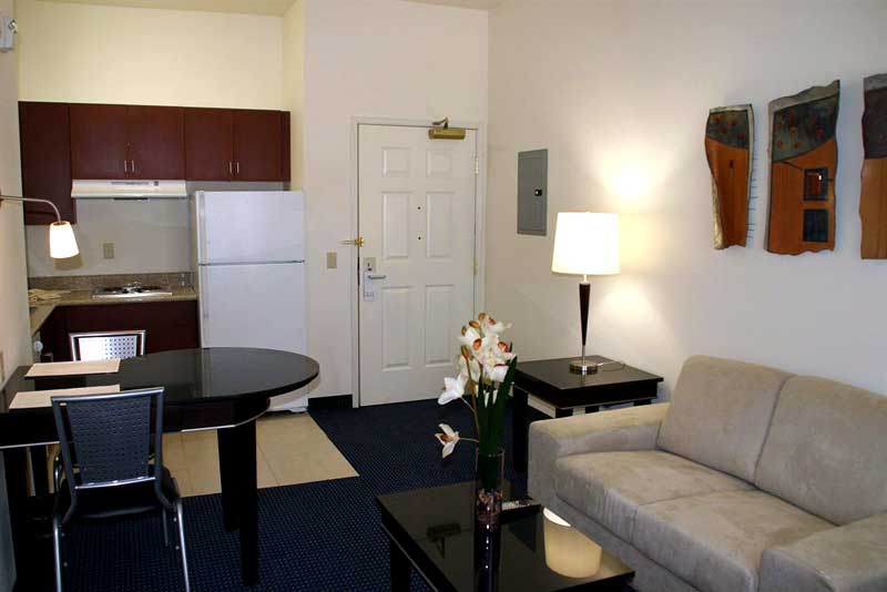 Extended Stay Studio Hotel Victorville California 20 Percent Discount Full Kitchen Seperate Bedrooms Flat Screen TVs