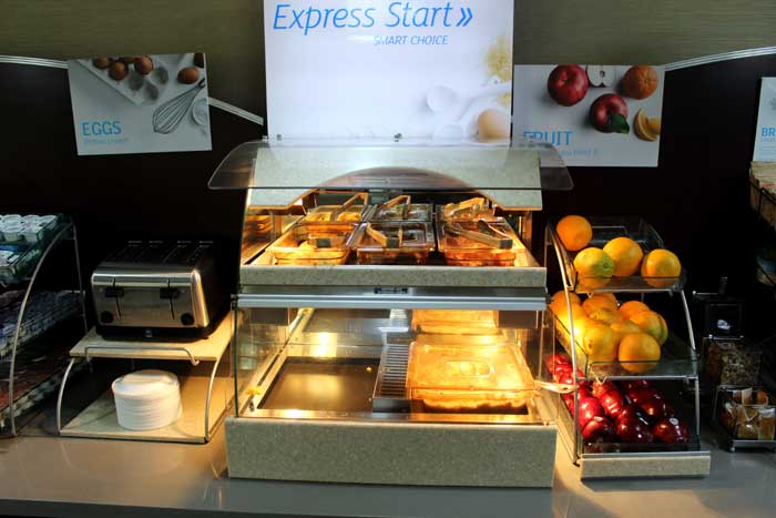 Free Hot Breakfast Buffet Hotels Motels Amenities Newly Remodeled Free WiFi Free Continental Breakfast Holiday Inn Express & Suites Kansas City West Shawnee KS Reasonable Affordable Rates Amenities Hotels Motels Lodging Accomodations Great Amenities Shawn