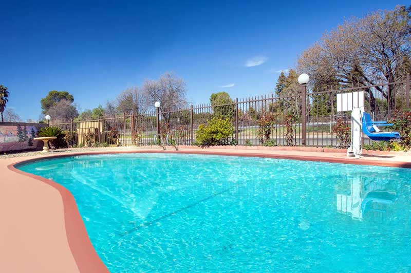 Seasonal Outdoor Pool Super 8 Chico California