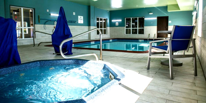 Indoor Heated Pool Budget Affordable Lodging Accommodations Holiday Inn Express Liberty Kansas City